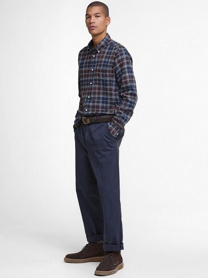 Barbour Fortrose Overhemd Tartan Navy Bruin - Foto 2