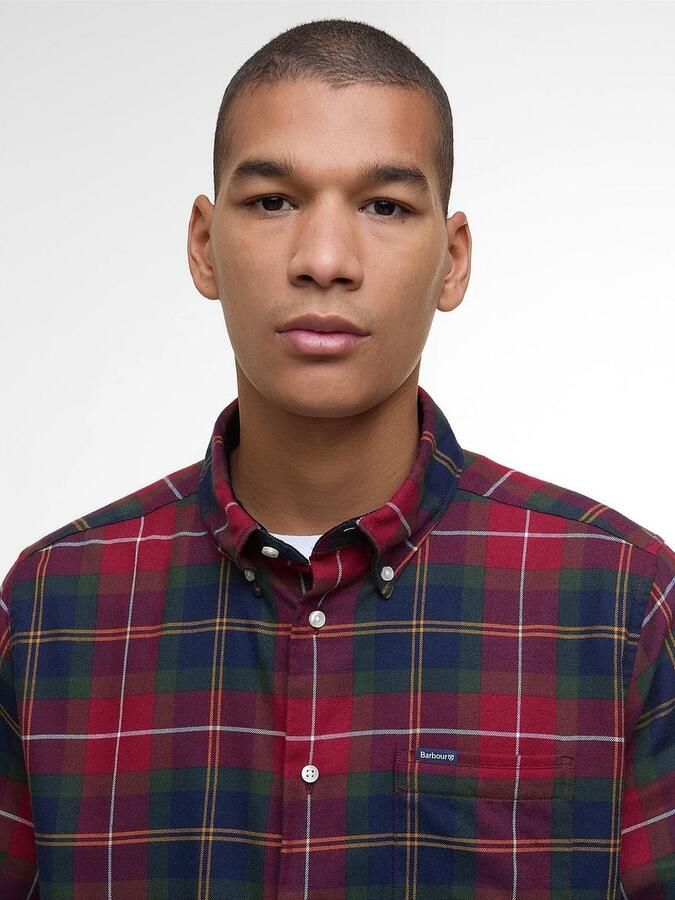 Barbour Fortrose Overhemd Tartan Rood - Foto 3