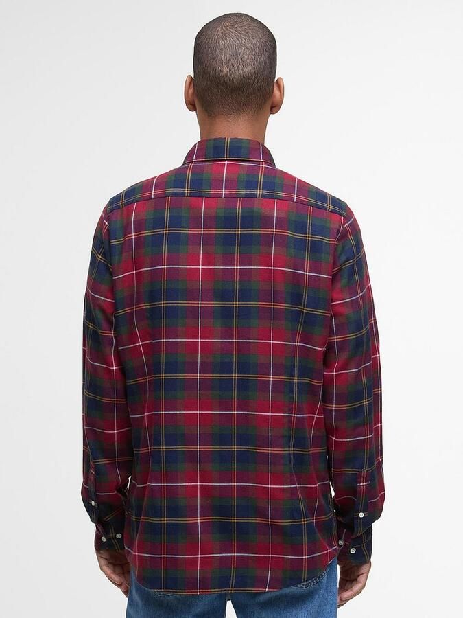 Barbour Fortrose Overhemd Tartan Rood - Foto 4