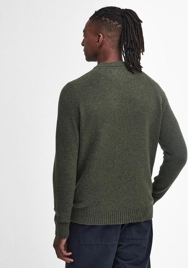 Barbour Sweater Grangetown Trui Wol Olijfgroen - Foto 2