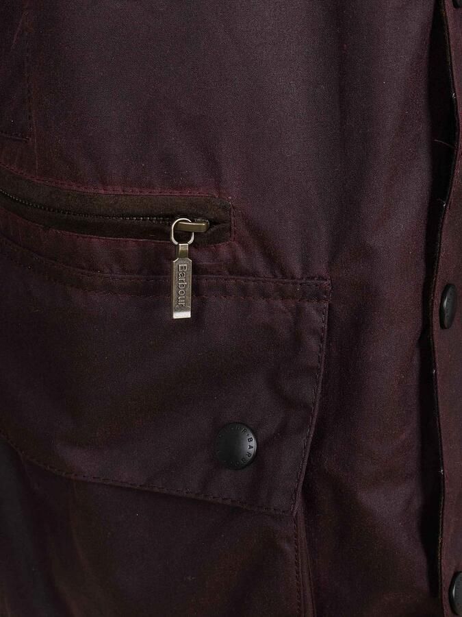 Barbour Icons Waxjas Beaufort Bordeaux - Foto 2