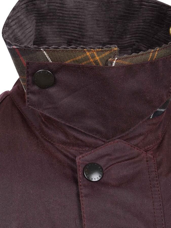 Barbour Icons Waxjas Beaufort Bordeaux - Foto 3