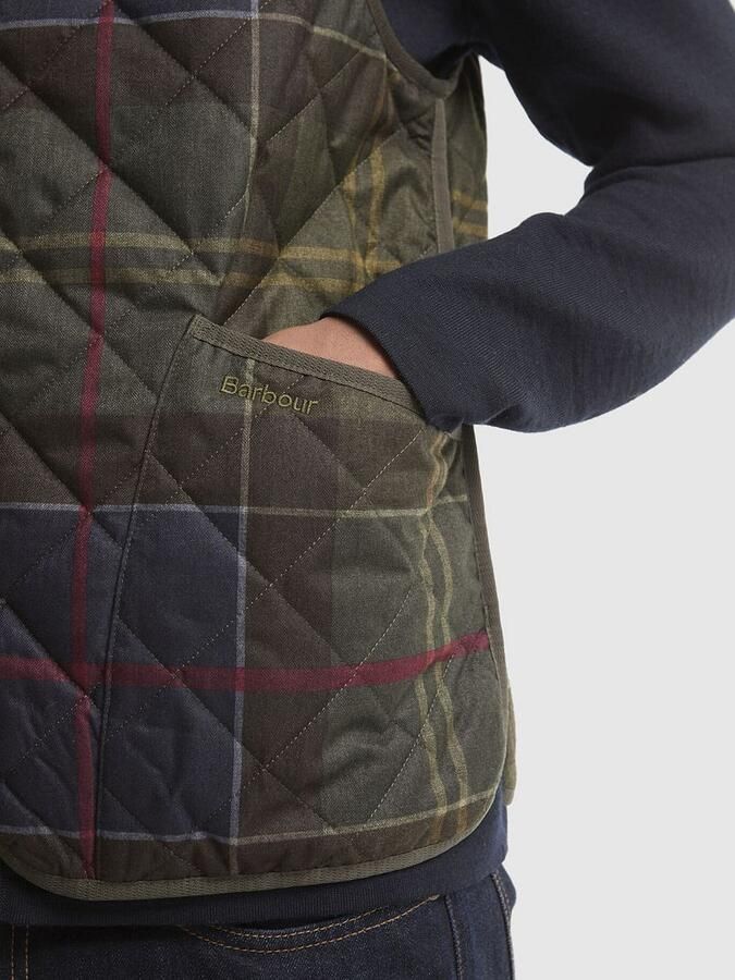 Barbour Icons Zip-In Quilted Liner Classic Tartan