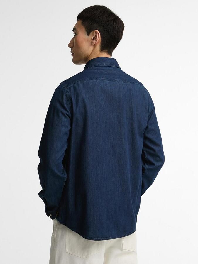 Barbour International Dufton Overhemd Chambray Indigo - Foto 4