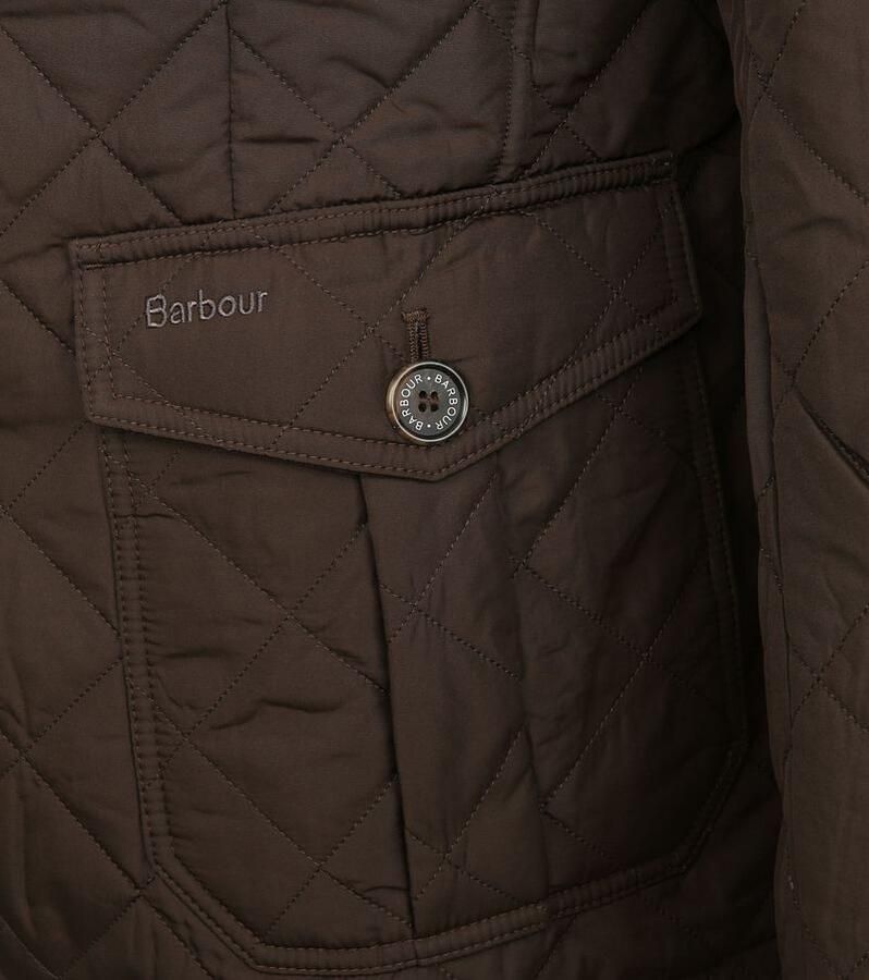 Barbour Jas Quilted Lutz Bruin - Foto 3