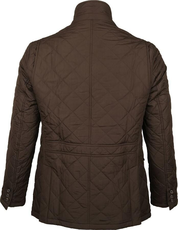 Barbour Jas Quilted Lutz Bruin - Foto 4