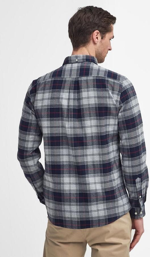 Barbour Kyeloch Overhemd Ruit Blauw Grijs - Foto 4