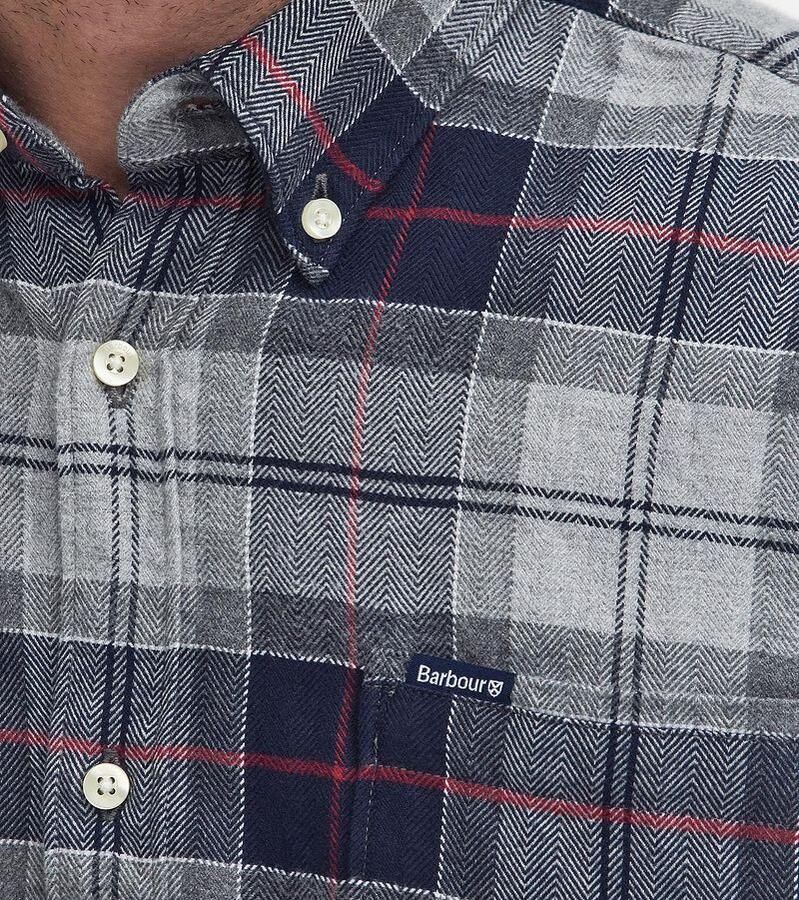 Barbour Kyeloch Overhemd Ruit Blauw Grijs - Foto 2