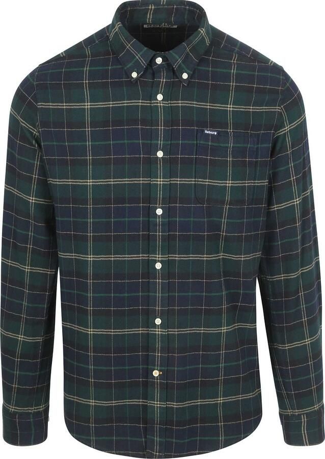 Barbour Kyeloch Overhemd Ruit Donkergroen