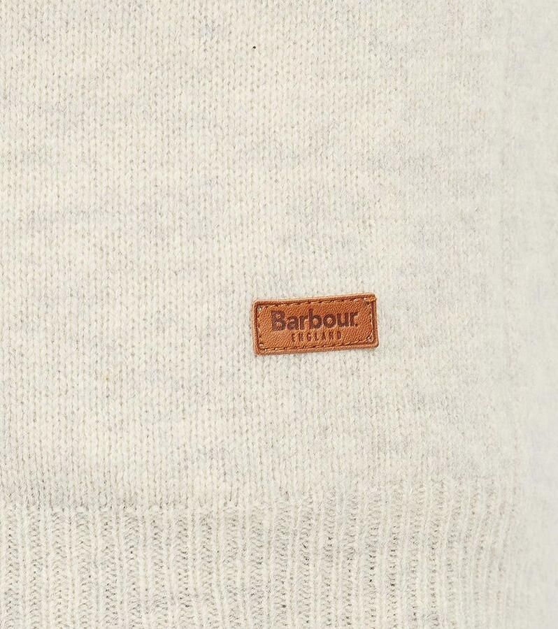Barbour Grijze trui met opstaande kraag Beige Heren - Foto 2