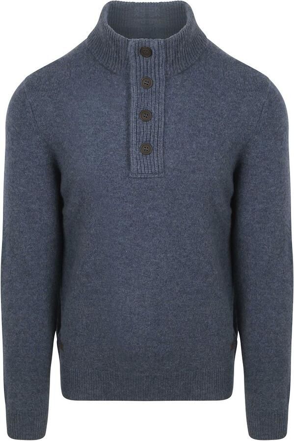 Barbour Mocker Trui Wol Indigo