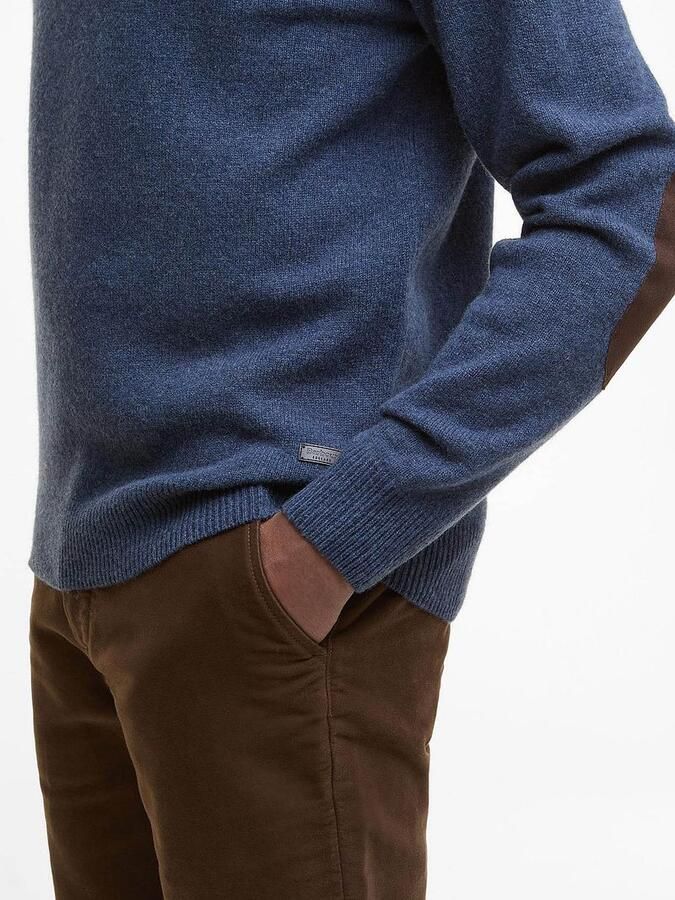 Barbour Mocker Trui Wol Indigo - Foto 3