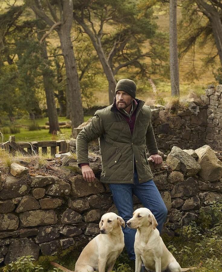 Barbour Groene Geribbelde Katoenen Beanie met Logodetail Black Heren - Foto 3