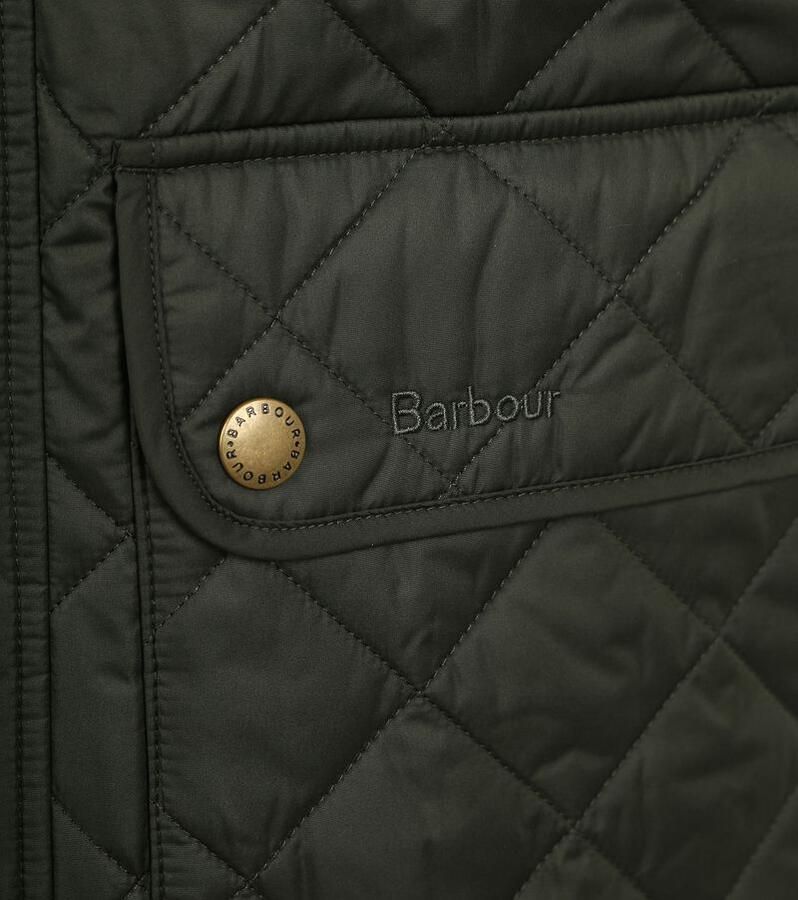 Barbour Gewatteerde Groene Jas Stijlvolle Landelijke Toevoeging Green Heren - Foto 2