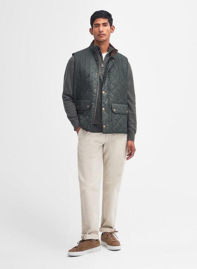 Barbour Gewatteerde Groene Jas Stijlvolle Landelijke Toevoeging Green Heren - Foto 9