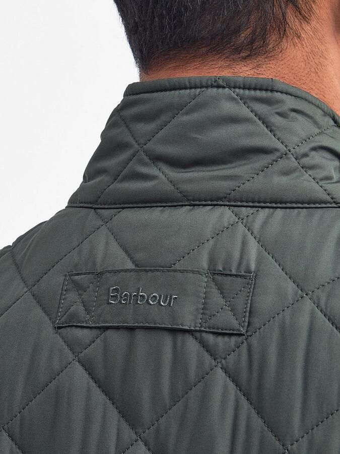 Barbour Gewatteerde Groene Jas Stijlvolle Landelijke Toevoeging Green Heren - Foto 10