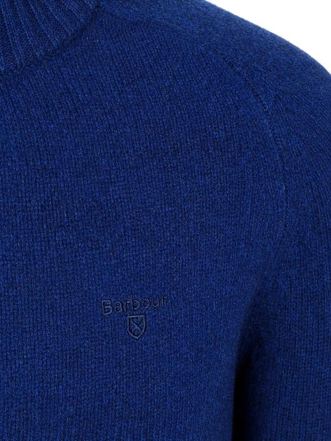 Barbour Newtown Half Zip Trui Wol Ink Blue - Foto 2