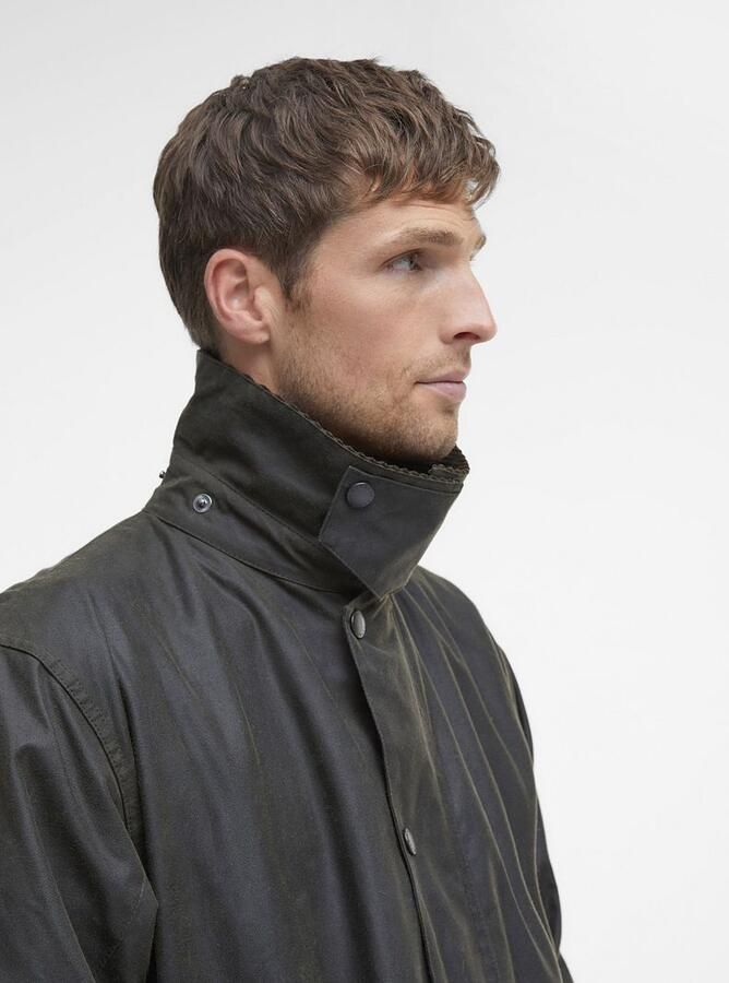 Barbour Northumbria Wax Jas Groen - Foto 5