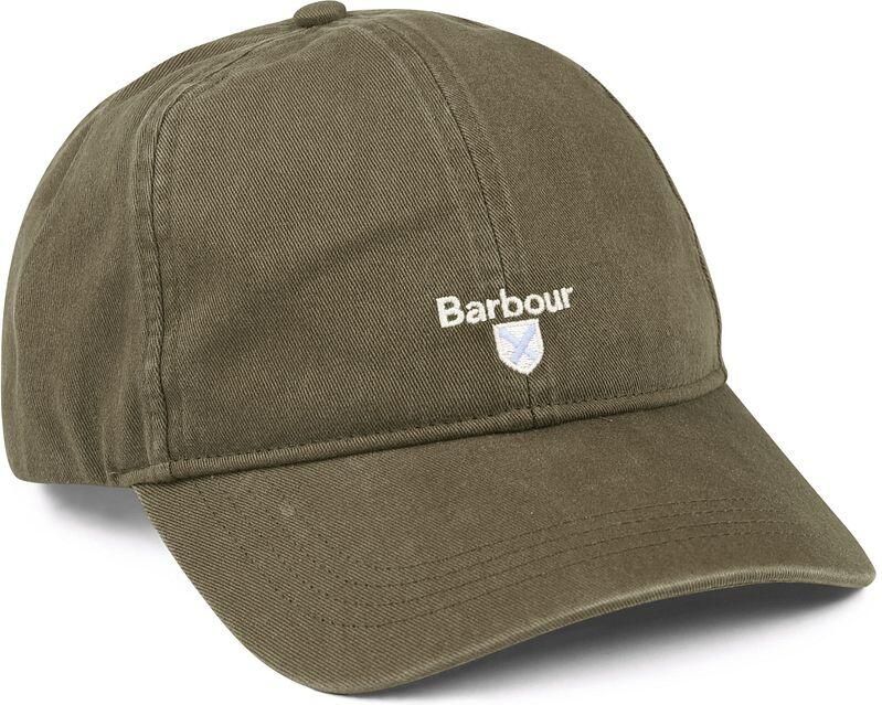 Barbour Baseballpet met labelstitching model 'CASCADE'