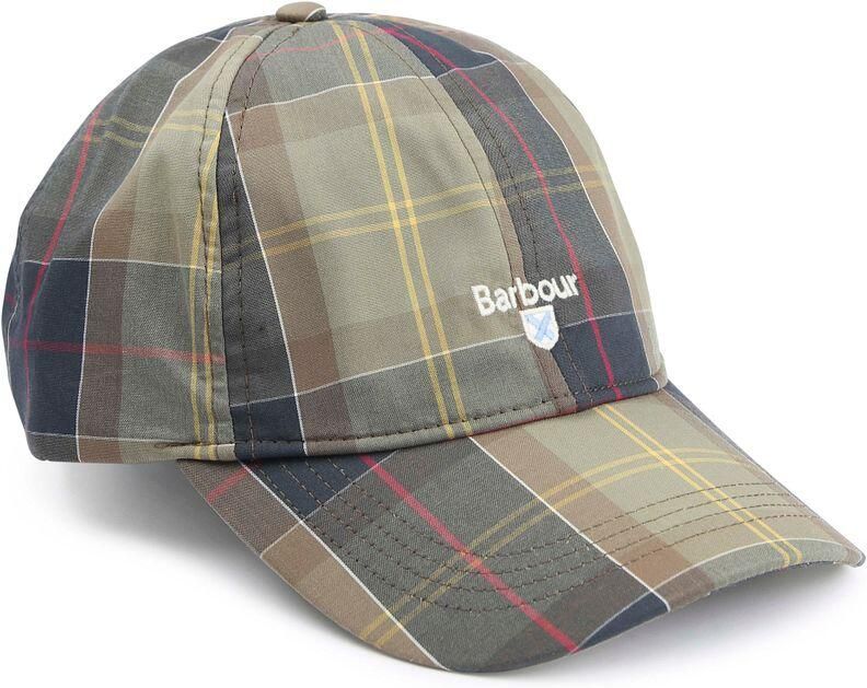 Barbour Baseballpet met labelstitching model 'Tartan'