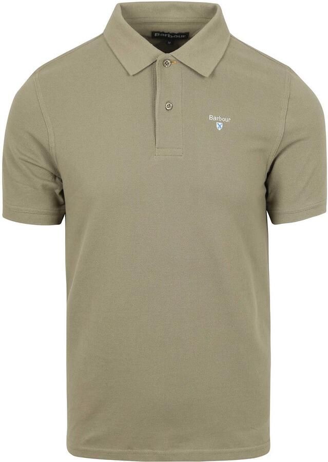 Barbour Pique Polo Dusty Groen