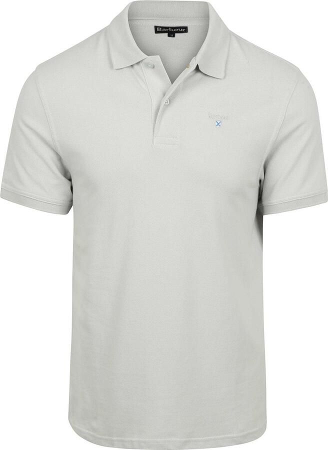 Barbour Pique Polo Haze Blauw