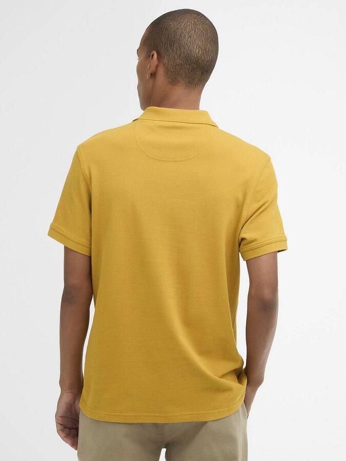 Barbour Pique Polo Ochre Geel - Foto 3