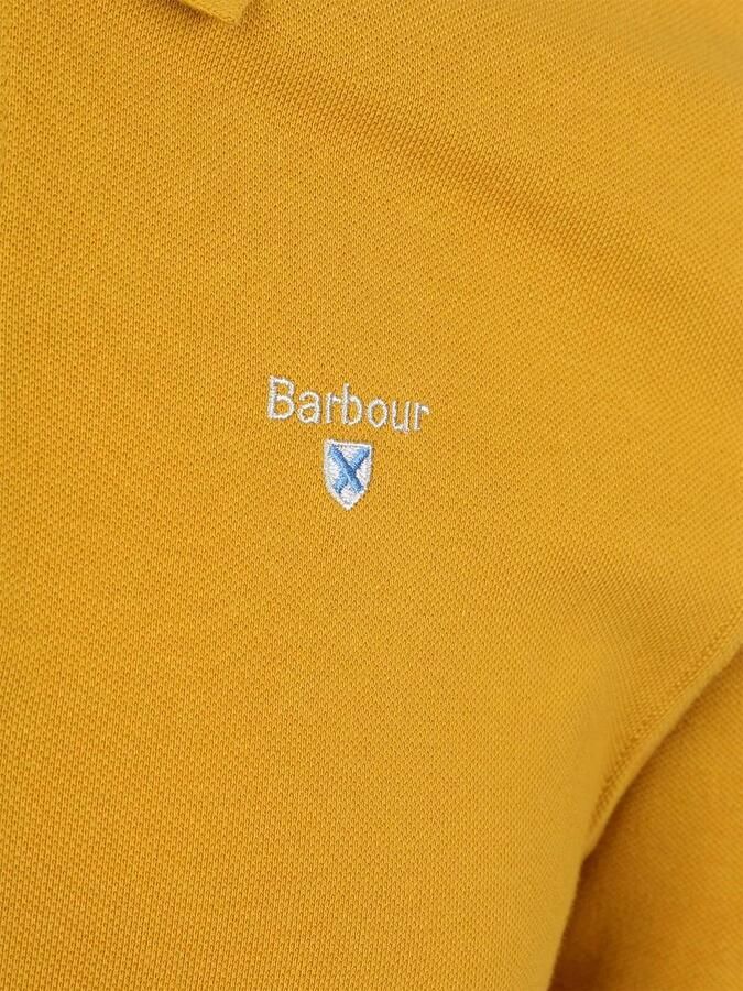 Barbour Pique Polo Ochre Geel - Foto 5