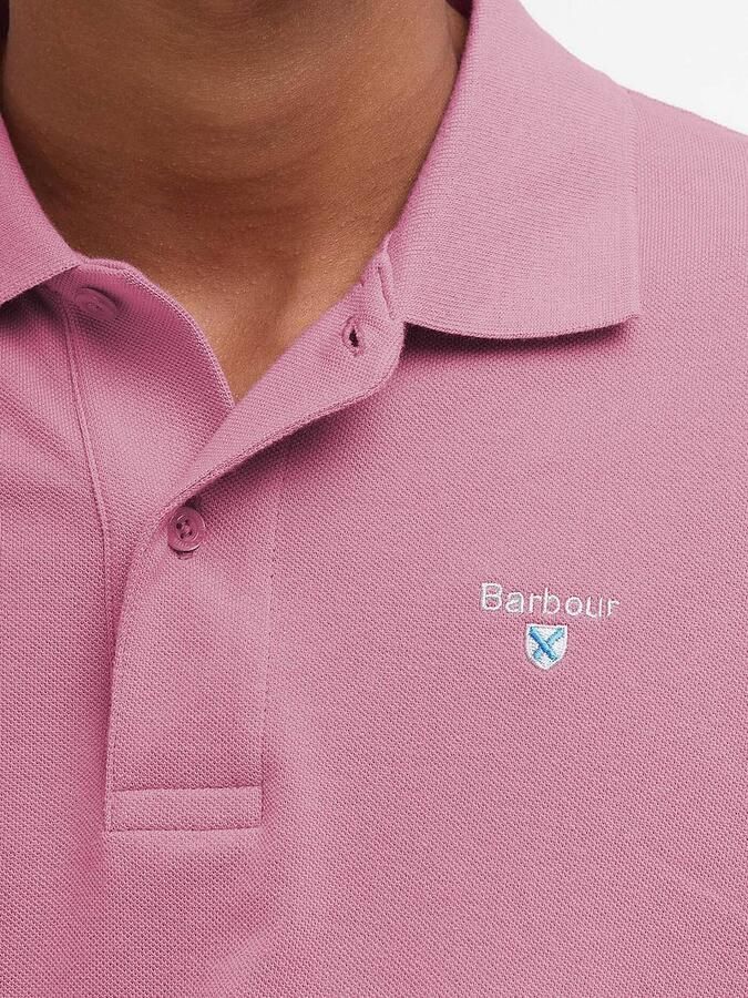 Barbour Pique Polo True Roze - Foto 2