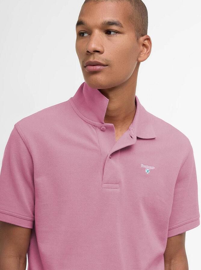 Barbour Pique Polo True Roze - Foto 4