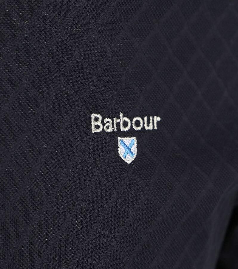 Barbour Polo Sutton Tailored Navy - Foto 2