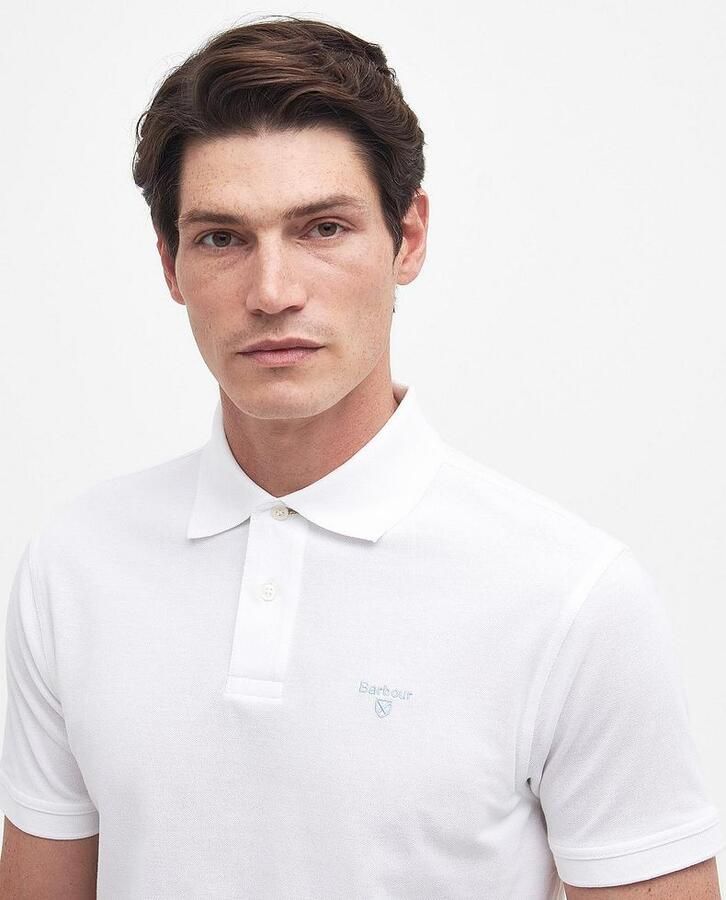 Barbour Sportieve Polo in Wit Smart-Casual Stijl White Heren - Foto 4