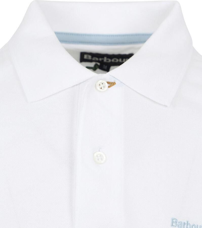 Barbour Sportieve Polo in Wit Smart-Casual Stijl White Heren - Foto 2
