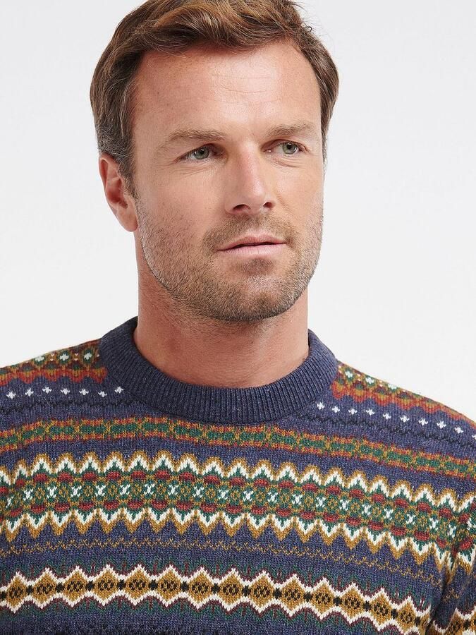 Barbour Regular fit gebreide pullover van zuivere wol model 'ISLE CREW' - Foto 4