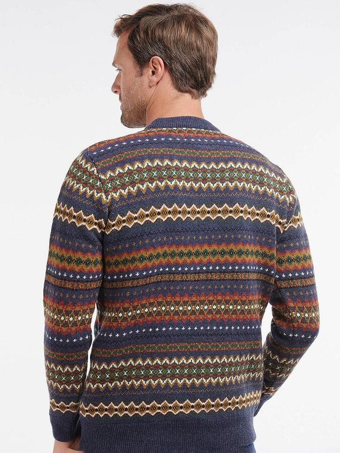 Barbour Regular fit gebreide pullover van zuivere wol model 'ISLE CREW' - Foto 5