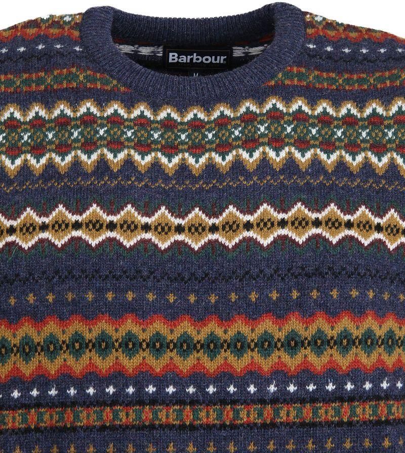 Barbour Regular fit gebreide pullover van zuivere wol model 'ISLE CREW' - Foto 3