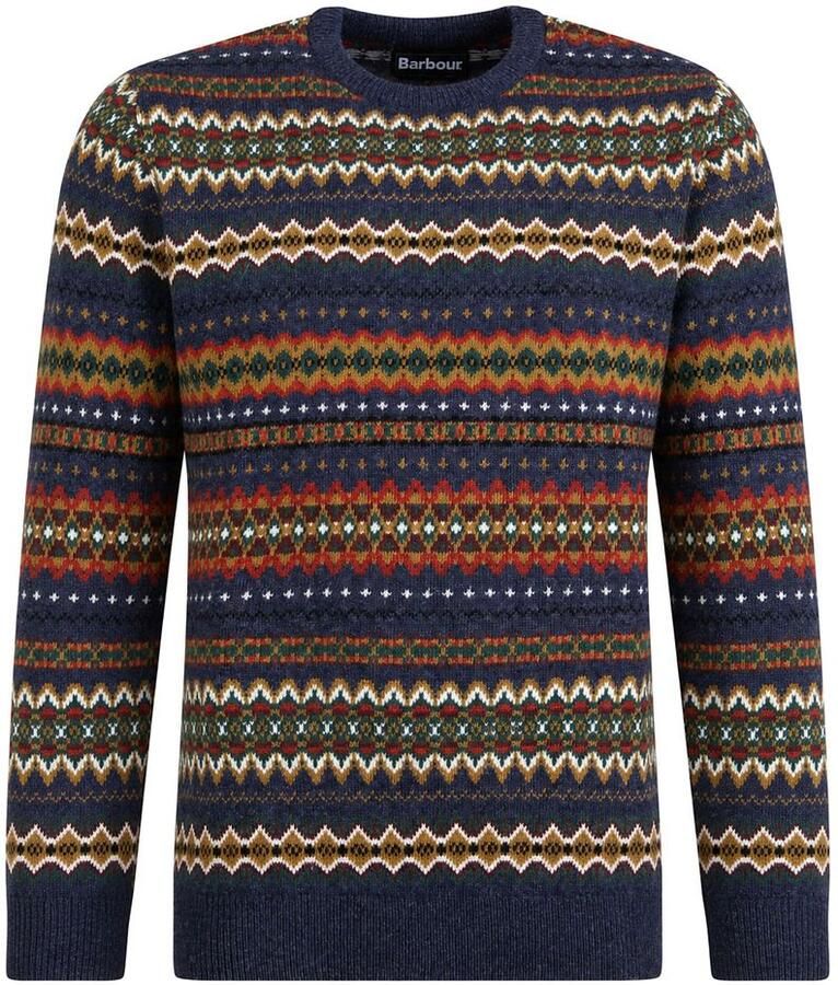 Barbour Regular fit gebreide pullover van zuivere wol model 'ISLE CREW' - Foto 4
