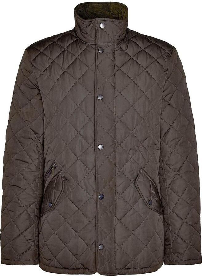 Barbour Quilted Jas Chelsea Olijfgroen