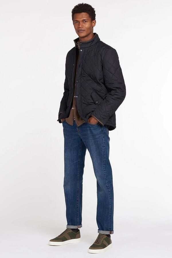 Barbour Regular fit gewatteerd jack met klepzakken model 'POWELL' - Foto 8