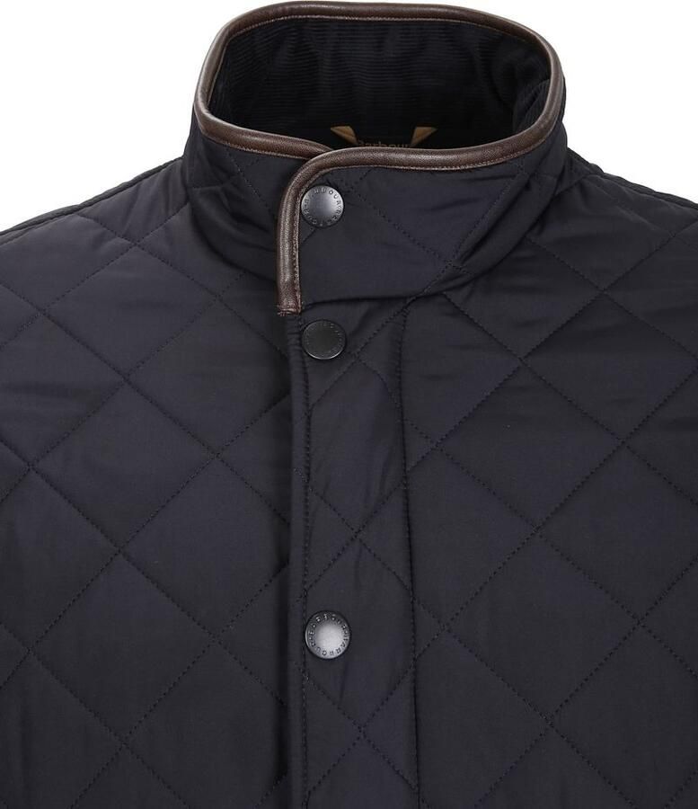 Barbour Regular fit gewatteerd jack met klepzakken model 'POWELL' - Foto 4