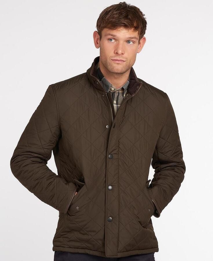 Barbour Regular fit gewatteerd jack met klepzakken model 'POWELL' - Foto 3