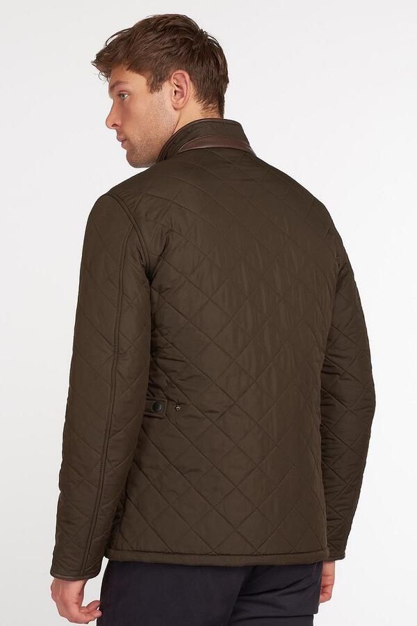 Barbour Regular fit gewatteerd jack met klepzakken model 'POWELL' - Foto 5