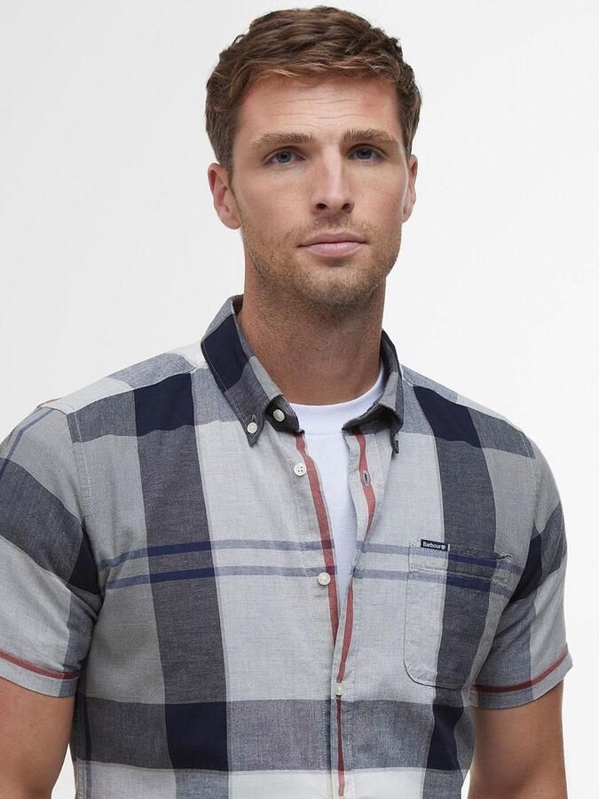 Barbour Overhemd Lange Mouw Shirt Doughill Bleache Pine Tartan - Foto 2