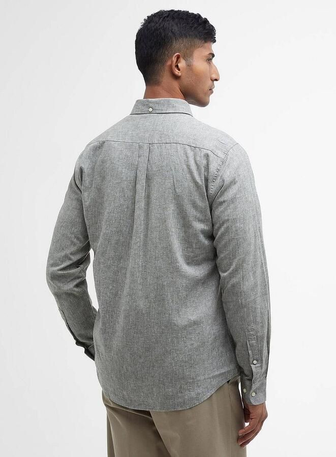 Barbour Overhemd Lange Mouw Shirt Nelson Tailored Groen - Foto 5