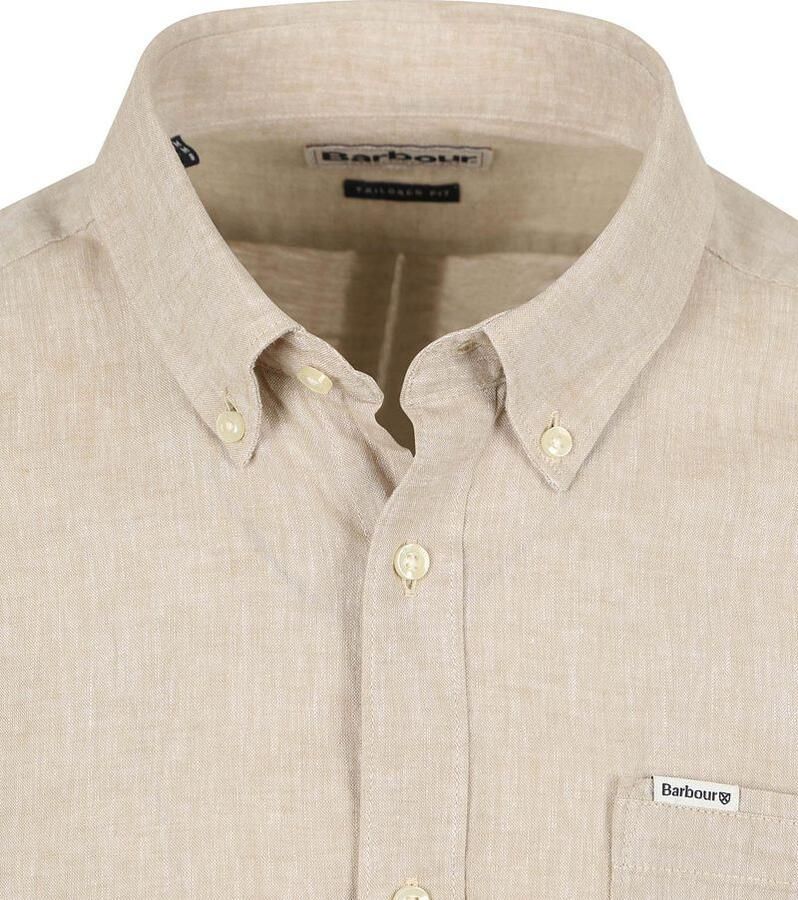 Barbour Shirt Nelson Tailored Stone Beige - Foto 2