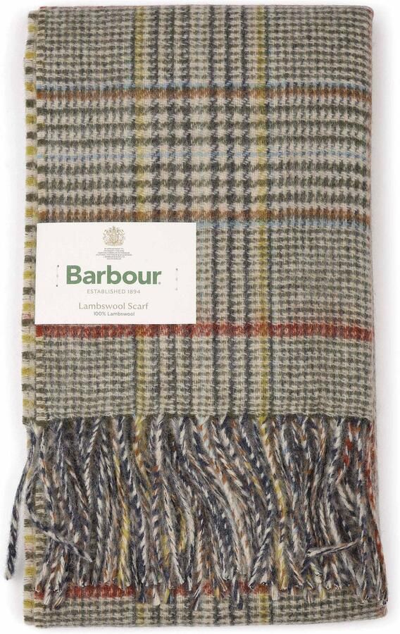 Barbour Sjaal Macklow Reversible Lambswool Tweed Multi