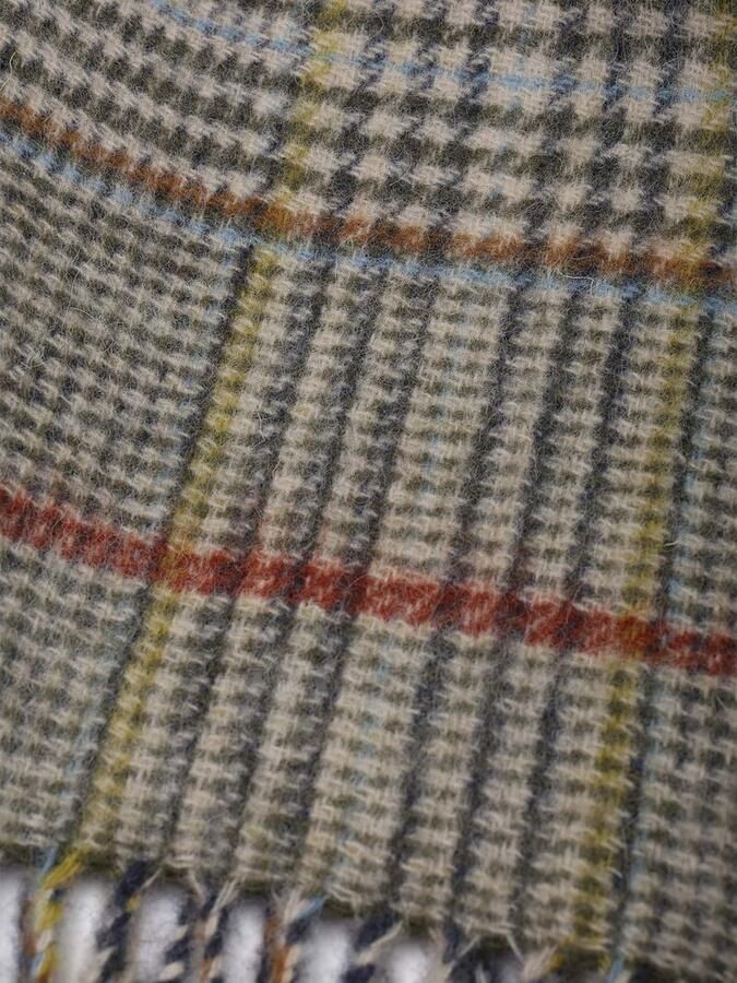 Barbour Sjaal Macklow Reversible Lambswool Tweed Multi - Foto 2