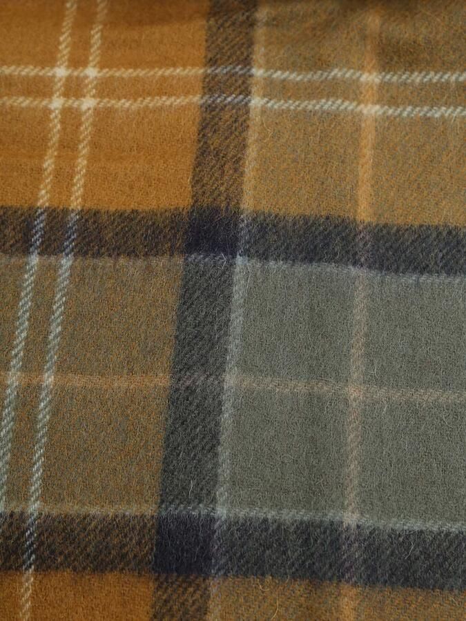 Barbour Sjaal Patchwork Tartan Geel - Foto 4
