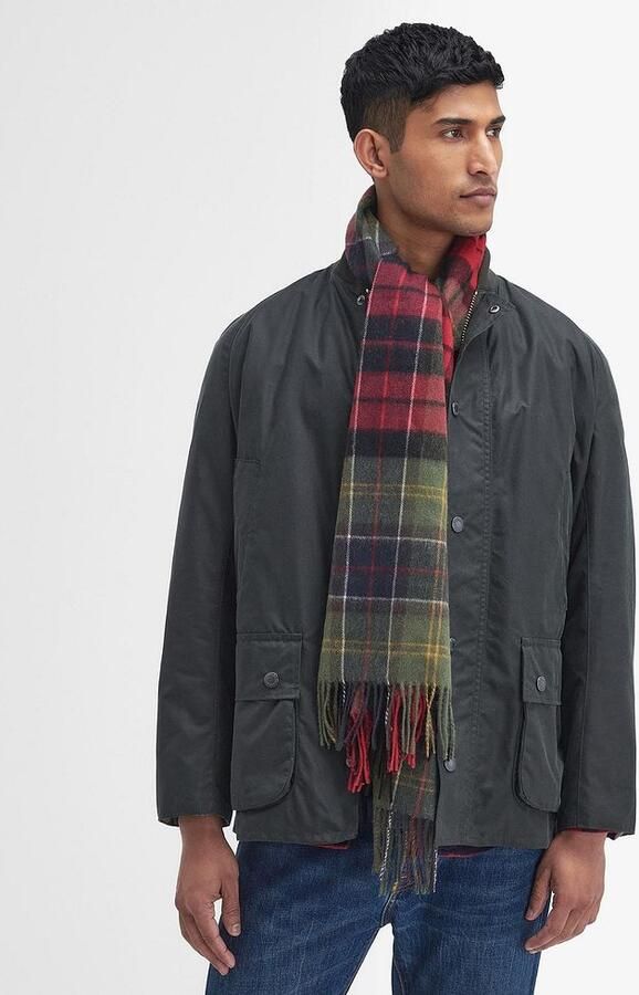 Barbour Sjaal Patchwork Tartan Rood