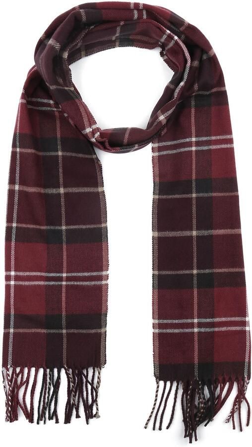 Barbour Sjaal met franjes model 'Galingale'